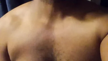 Chubby Bearded Bear Jacks off and Cums