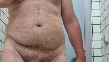 All Naked in Bathroom