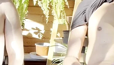Jerk off and Cumshots of Twink and Daddy