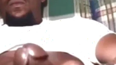 Jerking off Cumming Hard Moaning