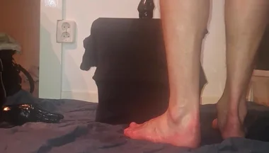 Orgasm Rises as Dildo Moves, Breath Hitched and Slick