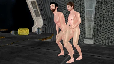 Animated 3D Gay Cartoon Porn - Man Fisting Ass Then Standing Fuck in Space Station