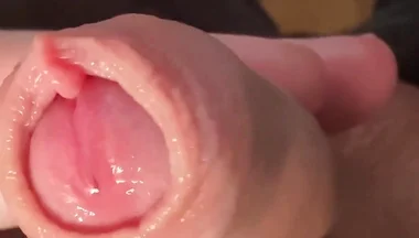 Play with My Little Cock and the Long Foreskin (slow Motion)