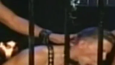 Fucked Raw in Bacxkroom in Leather Outfits