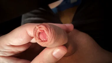 Play with My Little Cock and the Long Foreskin (slow Motion)