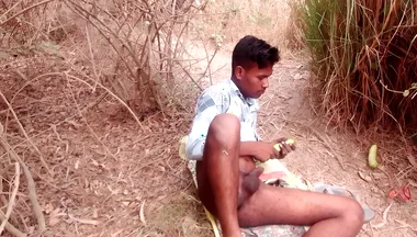 Desi Teen Boy Ass Fucking with a Big Cucumber Like as a Dildo Full HD Gay Sex Video