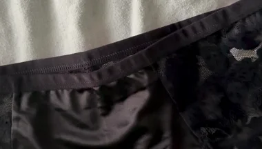 Cum on Wife’s Panties 13