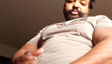 Massage Gun Jerk and Cumshot