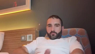Love Playing with My Dick as Soon as I Check Into a New Hotel!