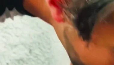 Afroblackxxx Gives Merciless Oral to Deepthroatxxxxl