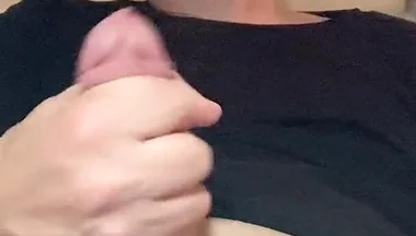 Old Man Smoking and Jerking