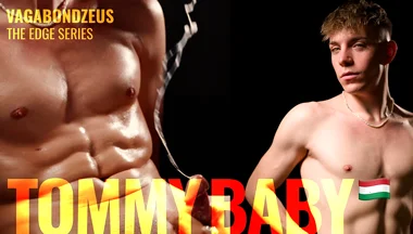 Blond Hungarian Muscular Twink Got Edged Ending with Huge Cumshot