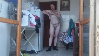 Naked Boy All Alone