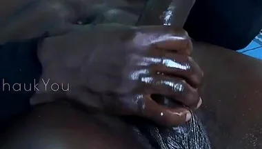Muscular Black Dude Doesn’t Joke with Ejaculating, He Jacked off Some Very Thick Cum