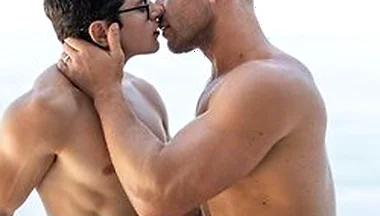 Sumner Blayne Bends Alex Gonz Over For A Deep Fucking And A Steamy Beach Facial