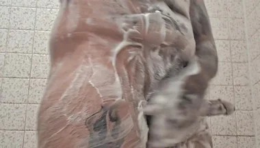 Thugged Out Mexican Jacking off in Showers