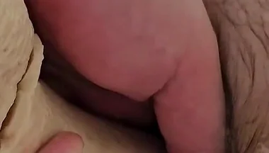 Stretching Italian Hairy Bear Hole