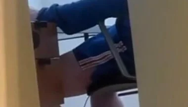Caught My Straight Flatmate Jerking off to Porn