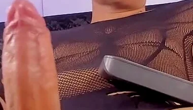 Femboy Ken Dresses up as a Whore and Plays Alone with His Penis