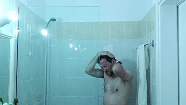 Masturbating Alone in the Shower, Almost Caught Masturbatin