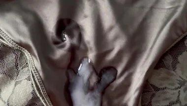 Cum on Wife’s Panties 14