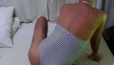 Ladysilva Crossdresser in Bed of Sexy Body Wue Hot Ass