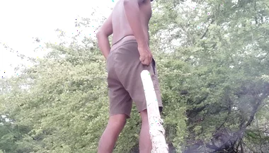 Xhard on Dick on Duty in Forest Alone