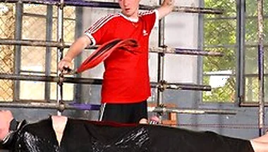 Playful Dom Twink : Aggressive Foot Fuck