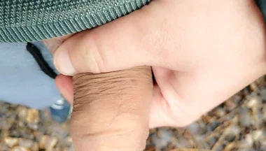 Cheesy Dirty Unwashed Cock Outdoor Walking Part 1