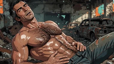 Hairy Chest Men Animation