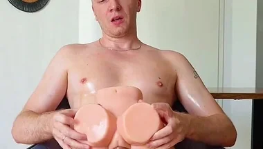 Solo Masturbation with My New Torso