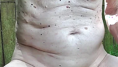 Close up Outdoor Anal and Sounding Cum