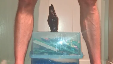 Solo Gay Twink Anal Multiple Enormous Dildo's - Extreme Pissing Orgasms