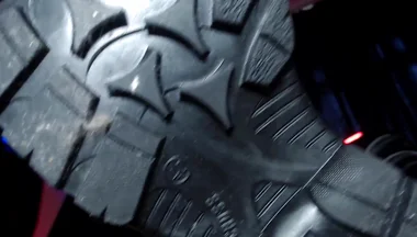 Alpha in Leather, Foot and Spit Domination