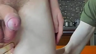 Play with Your Friend's Dick and Bite His Leg!