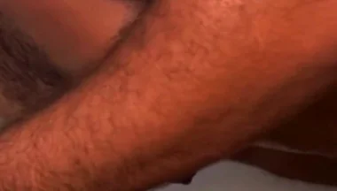 A Big Gay Guy with Huge Nipples and a Black Guy with a Big Cock Share an Intense and Babble-kissed Kiss.