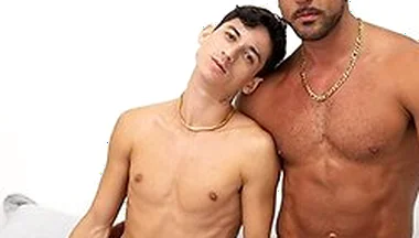 Horny Rocky Takes Control And Fucks Twink Juninhos Tight Ass In Every Position