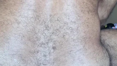 Bearded Stepfather Getting Into the Bear. Bareback and Cumshot