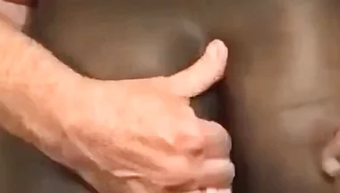 White Fingers Younger Black Husbands Big Butt and Works His Tits