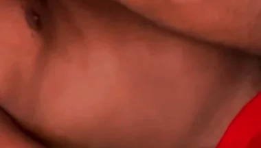 A Chubby Gay Bear Receives Intense Kisses From a Black Top Who Won't Stop Playing with His Big Pecs.