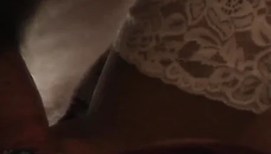 Covering Jennys Pussy with Cum