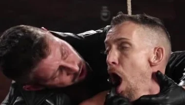 Leather master cock sucking