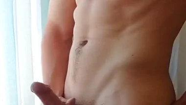 Pumped up Student Took off His Shorts After Practice and Jerked off His Big Dick - Alexhuff