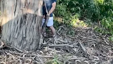 Amateur Straight Boy Caught Peeing Outdoors