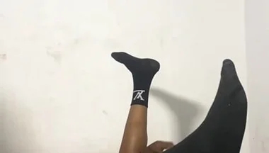 Digging My Homeboy Pussy with Sex Toy