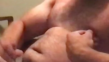 Squirting Cum on Myself