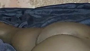 Big Cock Banging His Bed so Hard in a Rustic Room