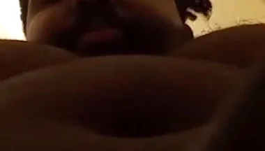 POV Facial Cumshot From Black Bear Stepdaddy