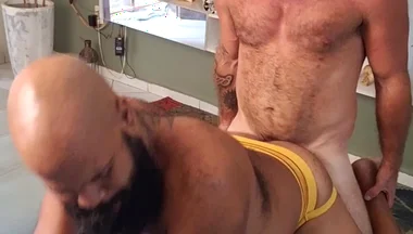 Bearded Stepuncle Getting Fucked by Bearded Miner