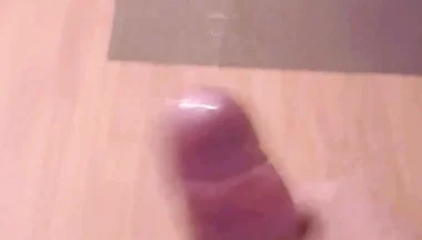Stretching and Horny Cum